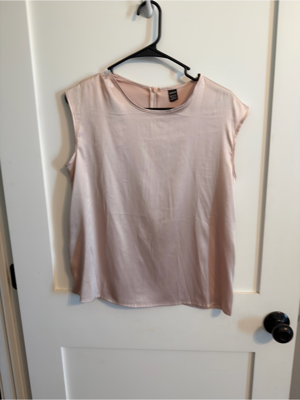 SHEIN Blush Pink Satin Sleeveless Camisole